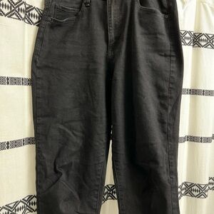 Black Relaxed “mom” Fit Jeans